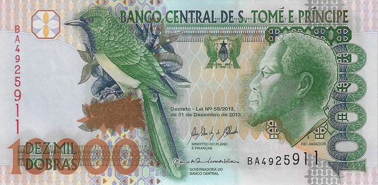 S. Tomé e Principe 10000 Dobras 2013