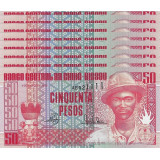 Nota da Guiné-Bissau 50 Pesos 1990 Pick #10 UNC