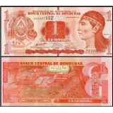 Nota das Honduras 1 Lempira 2016 Pick # 96c UNC