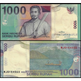 Nota da Indonesia 1000 Rupiah 2013 Pick # 141m UNC