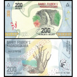 Nota de Madagascar 200 Ariary 2022 Pick # 98b UNC