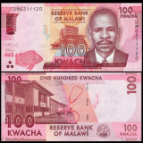 Nota do Malawi 100 Kwacha 2024 Pick # 65f UNC