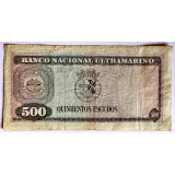 Nota de Timor 500 Escudos 1963 Pick # 29a(6) MBC+ (63462)