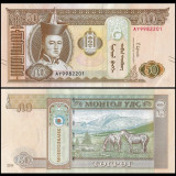 Nota da Mongolia 50 Tugrik 2019 Pick # W72 UNC