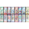 Lote de 8 Notas da Venezuela 2 - 500 Bolivares 2018 Set completo UNC