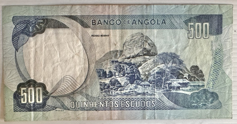Angola - 500 Escudos (1972) - Marechal Carmona - Banco de Angola Pick #102 (34387)