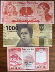 Lot 20 New UNC Banknotes from all over the World (L1)