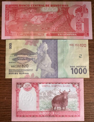 Lot 20 New UNC Banknotes from all over the World (L1)