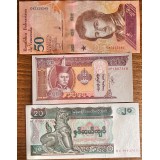 Lot 20 billets Neufs UNC du monde entier (L1)