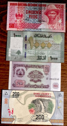 Lot 20 New UNC Banknotes from all over the World (L1)