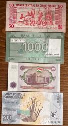 Lot 20 New UNC Banknotes from all over the World (L1)