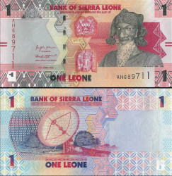 Serra Leoa - 1 Leone (2022) - Bai Bureh - Pick #W34 - UNC