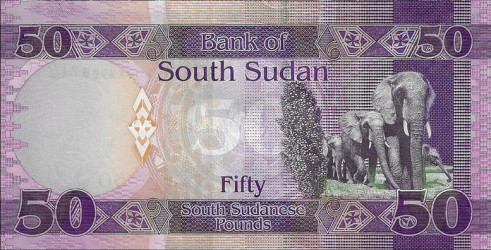 Sudão do Sul - 50 Libras (2019) - Banco Central e Agricultura - Pick #14d - UNC