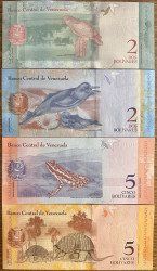 Venezuela - Lote de 8 Notas (2016-2017) - 2 a 2000 Bolívares Soberanos - UNC
