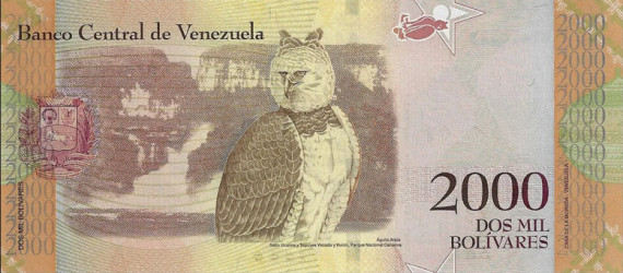 Venezuela - 2000 Bolívares (2016) - P. Camejo e Cardeal-do-nordeste - Pick #96b - UNC