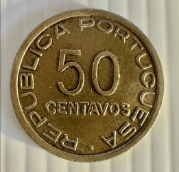 50 Centavos 1936 - Colónia de Moçambique KM# 71 MBC+