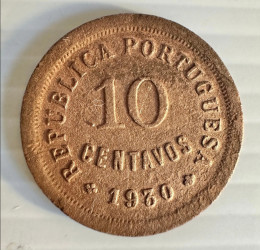 10 Centavos 1930 - Portugal KM# 576 BC Data Dificil