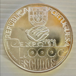 1000 Escudos 1999 - 25 Anos do 25 de Abril (Prata) KM# 720 UNC