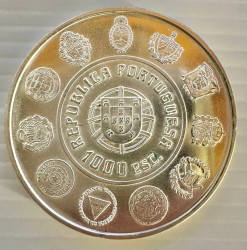 1000 Escudos 2000 - O Homem e o seu Cavalo (Prata) KM# 728 UNC