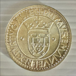 750 Escudos 1983 - XVII Exposição de Arte, Ciência e Cultura (Prata) KM# 622a UNC