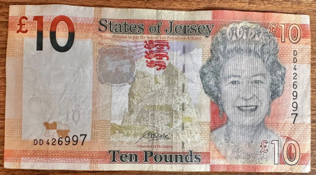 10 Libras ND (2010) - Jersey (States of Jersey) Pick# 34a MBC (426997)