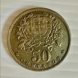 50 Centavos 1946 - Portugal - Alpaca KM# 577 MBC+