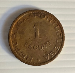 Cabo Verde 1953 – 1 Escudo (Colónia Portuguesa) KM# 11 – Bronze