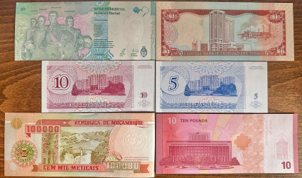 Lot 20 New UNC Banknotes from all over the World (L1)