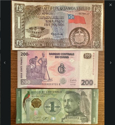 Los 20 kassenfrische UNC-Banknoten aus der ganzen Welt (L1)