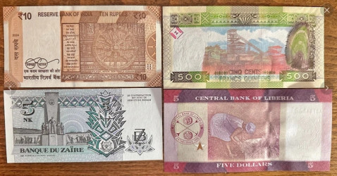 Los 20 kassenfrische UNC-Banknoten aus der ganzen Welt (L1)